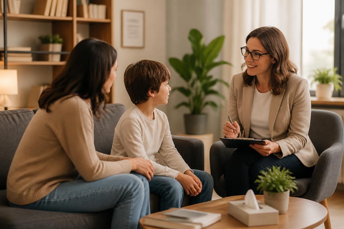 Sessão de psicoterapia sistêmica da família